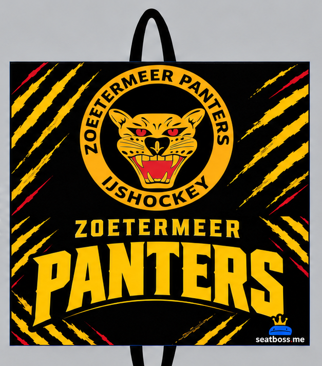 Zoetermeer Panters design on a Seatboss cushion